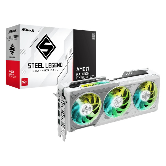 Asrock Steel Legend Radeon RX 9070 XT 16GB GDDR6